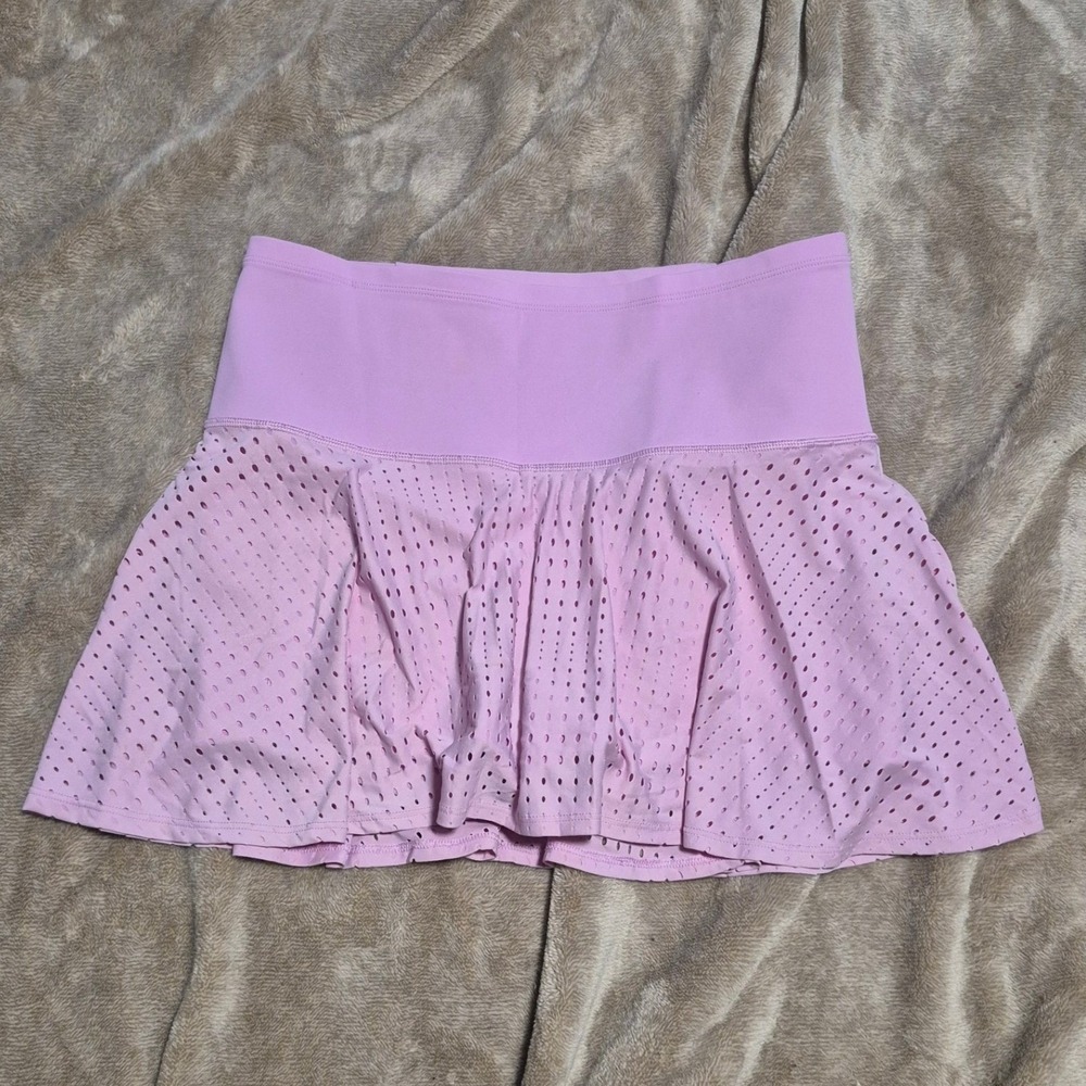 Athleta A-Game 14" Skort Pink Perforated Athletic Small